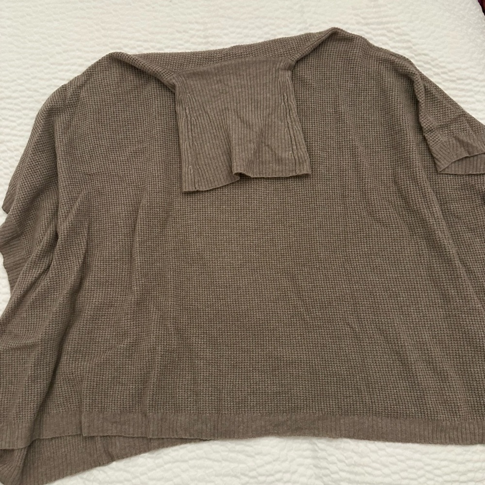Oversized turtleneck sweater
